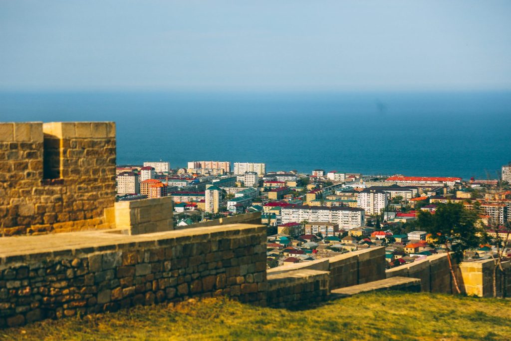 Дербент, крепость нарын-кала, каспийское море