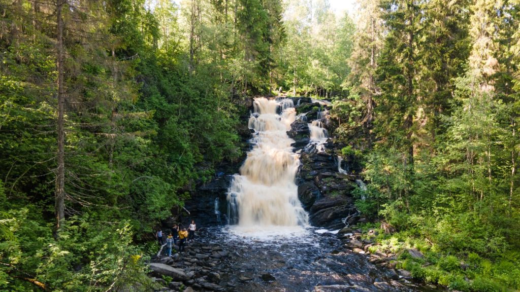 Карелия, Петрозаводск, клуб путешествий in russia today, северная природа, белые мосты, водопад