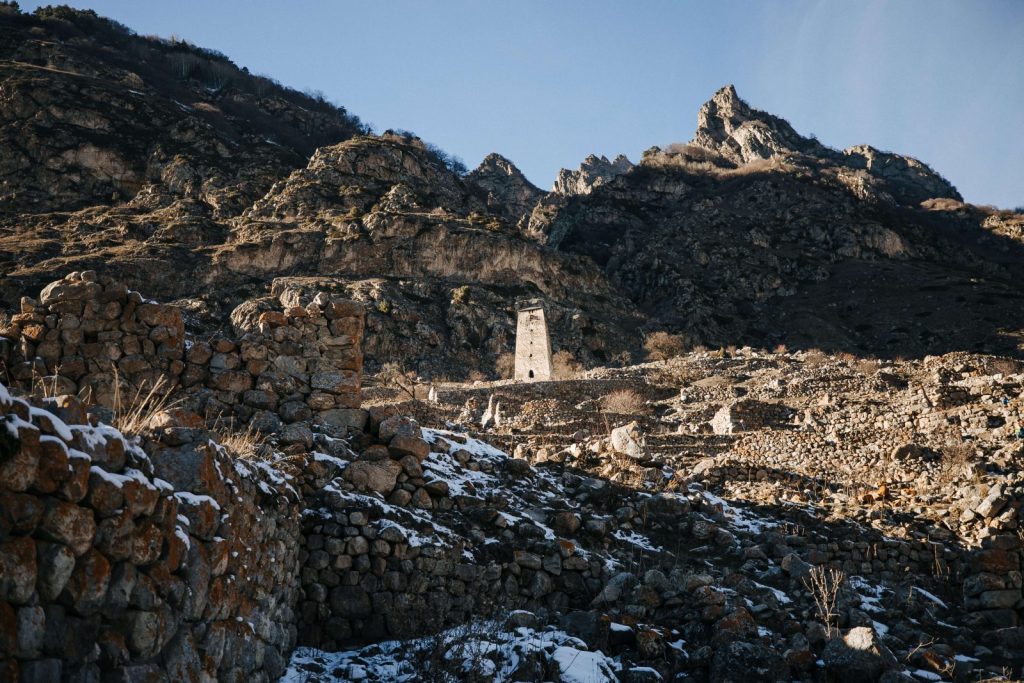 Башня Абай-Кала, развалины Абай-Кала, Кабардино-балкария